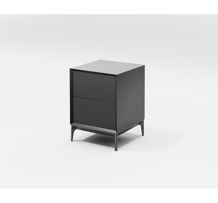 Пряма приліжкова тумба Delta 1 Gray 1